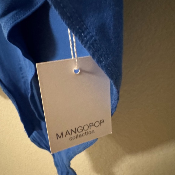 Mango Blue Long Sleeve Bodysuit - Picture 2 of 3
